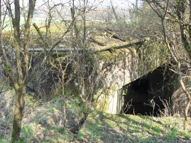 Ligne Maginot - KIRSCHBRUEHL - (Blockhaus pour canon) - Facade arriere