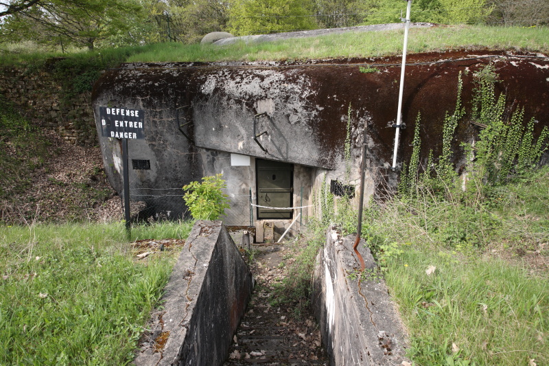 Ligne Maginot - BOUST - O13 - (Observatoire d'artillerie) - La facade