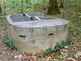 Ligne Maginot - Observatoire du Grand Loh Ouest - Construit à partir d'une guérite escargot allemande récupérée. 