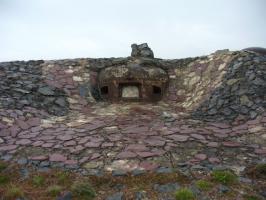 Ligne Maginot - Ouvrage d'artillerie de RIMPLAS - Bloc 3
La cloche JM avec son camouflage en pierres locales