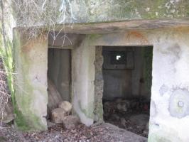 Ligne Maginot - SAUMUEHLE EST - (Blockhaus pour canon) - Les entrées hommes et matériel