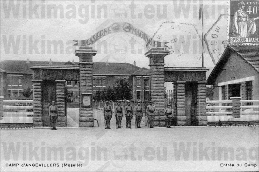Ligne Maginot - ANGEVILLERS (CAMP) - (Camp de sureté) - Entrée du camp