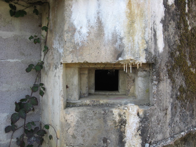 Ligne Maginot - SINGLING 8 - (Blockhaus pour canon) - Créneau FM