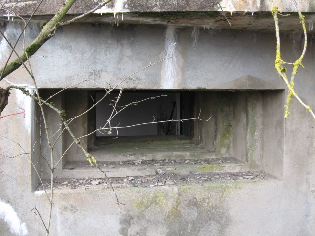 Ligne Maginot - HAMMELSWIESE 5 - (Casemate d'infanterie) - Créneau pour canon