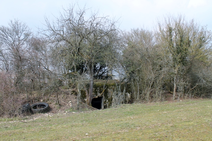 Ligne Maginot - FUERST 4 - (Blockhaus pour canon) - Façade arrière