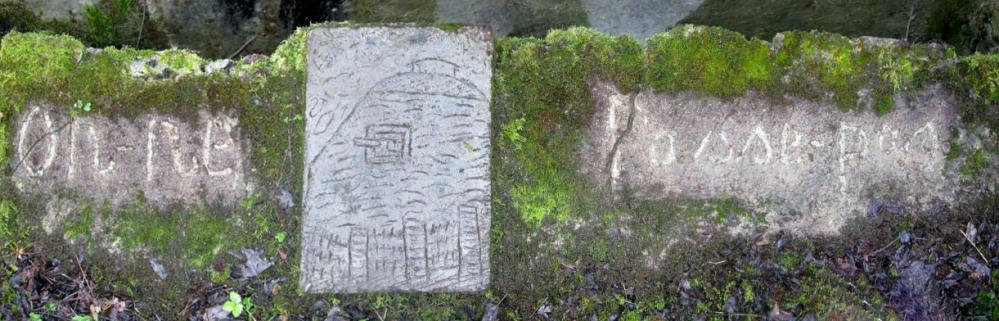 Ligne Maginot - OLFERDINGER 6 - (Blockhaus pour arme infanterie) - Cartouche
Gravé dans le mur du fossé à douilles