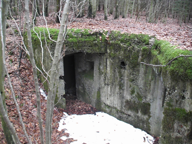 Ligne Maginot - Entrée Nord - Les deux entrées sont dépourvus de portes.