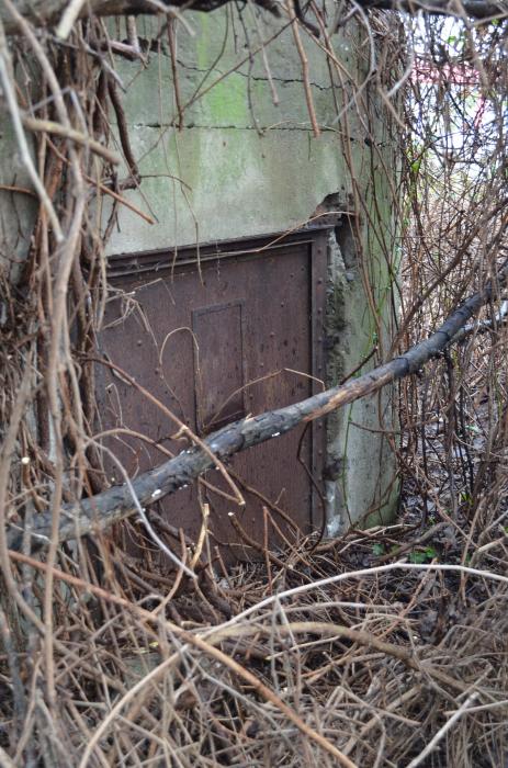 Ligne Maginot - RIXHEIM EST (10° RIF PUIS 105° DIF) - (PC de Secteur) - Cette entrée est orientée Sud-Est et est munie d'une porte blindée.