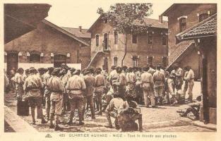 Ligne Maginot - QUARTIER AUVARE - SAINT ROCH (157° RAP) - (Casernement) - Corvée de pluches ....