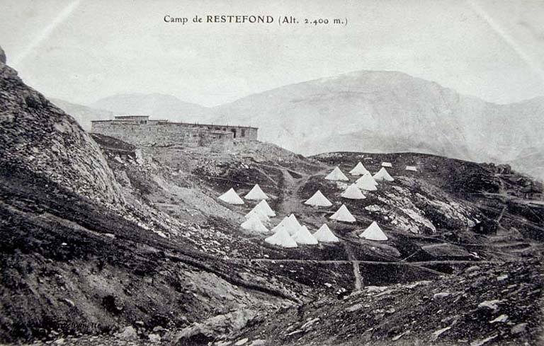 Ligne Maginot - CAMP DE RESTEFOND - (Casernement) - Carte postale
