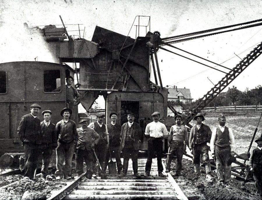 Ligne Maginot - SAINT HUBERT - (Dépôt de Munitions) - Travaux de construction en 1935