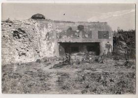 Ligne Maginot - SCHOENENBOURG - (Ouvrage d'artillerie) - Le bloc 1 après les combats de 1940