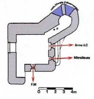 Ligne Maginot - FCR-GA1 B1 droite - 