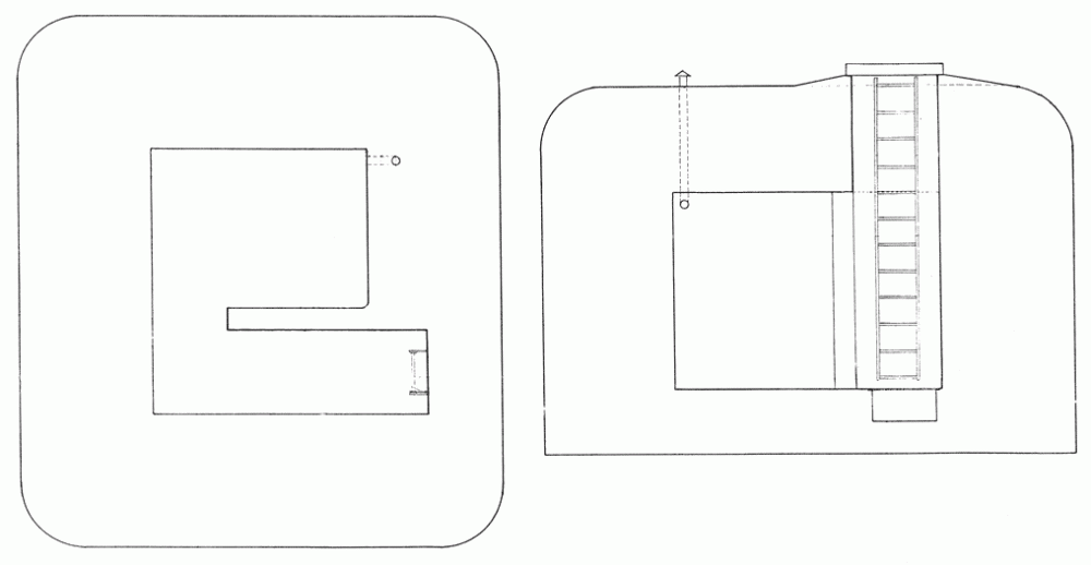 Ligne Maginot - Chambre de coupure avec central type A1 - 