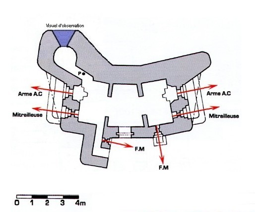 Ligne Maginot - Blockhaus FCR-GA1 A5ter - 