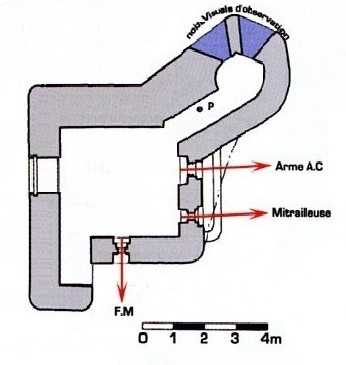 Ligne Maginot - FCR-GA1 B1 droite - 