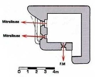 Ligne Maginot - FCR-GA1 F1 allégé gauche - 