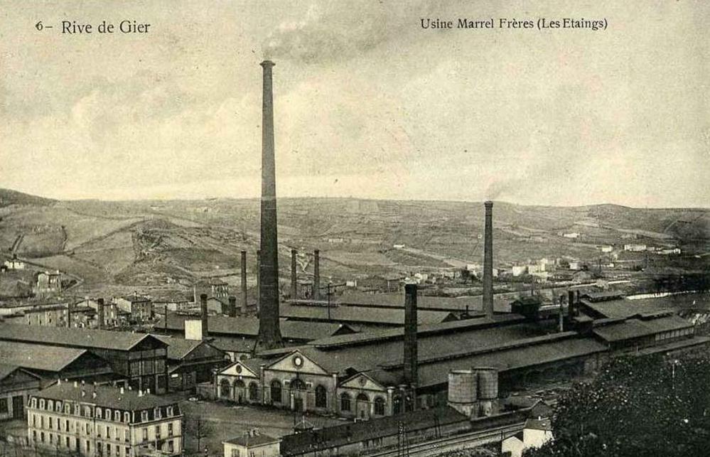 Ligne Maginot - Etablissements  Marrel frères - Carte postale
Usine des Etaings