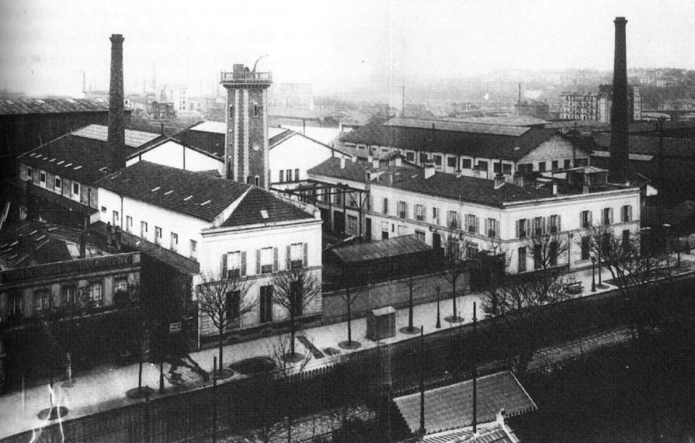 Ligne Maginot - Usine Sautter-Harlé - L'usine Sautter Harlé installee avenue Suffren vers 1900