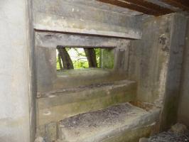 Ligne Maginot - FOND DE LA CHAUSSEE OUEST - (Blockhaus pour canon) - Créneau AC frontal