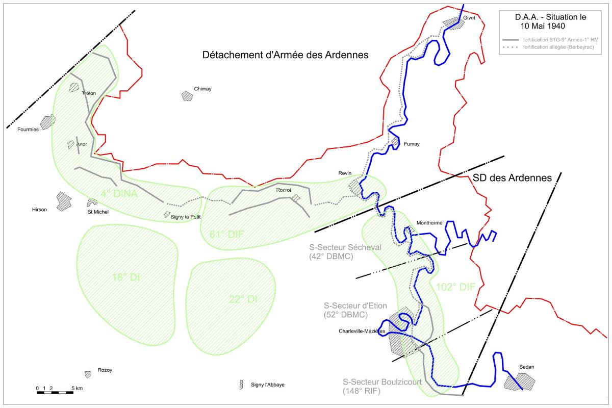 Ligne Maginot - DAA-10 Mai 1940 - 