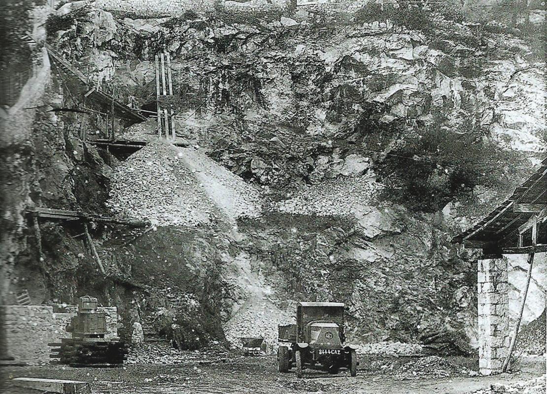 Ligne Maginot - CAP MARTIN - (Ouvrage d'artillerie) - La construction de l'ouvrage (1930)