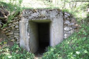 Ligne Maginot - PC de quartier de SOMMET BUCHER - Entrée gauche