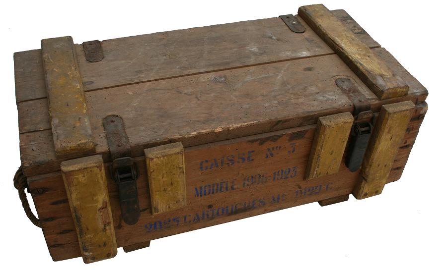 Caisse pour munitions de 7,5 mle 1929 C