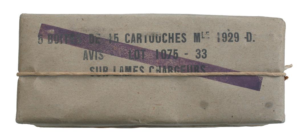 Ligne Maginot - Trousse munitions de 7,5 mle 1929 D - 