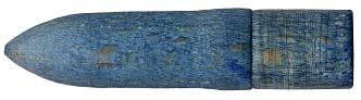 Cartouche à blanc Mle 1905-27  - Balle bois Aulne teinté bleu