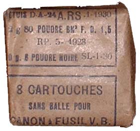 Ligne Maginot - Paquet de 8 cartouches sans balle - 