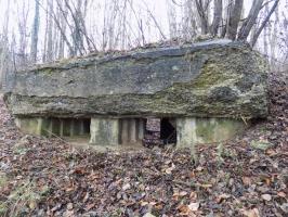 Ligne Maginot - 8BIS - LES LONGS BOYAUX EST - (Blockhaus pour canon) - Face frontale