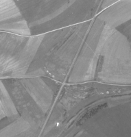 Ligne Maginot - 40 - (Chambre de coupure) - Photo aérienne de 1948. La chambre est visible au milieu de la photo