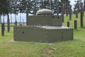 Ligne Maginot - Tourelle de char Renault FT radio - Casemate ESCH