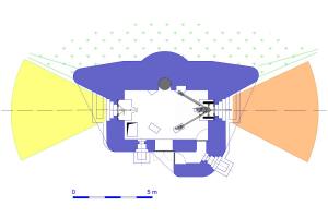 Ligne Maginot - Blockhaus 1° RM type A - Version droite