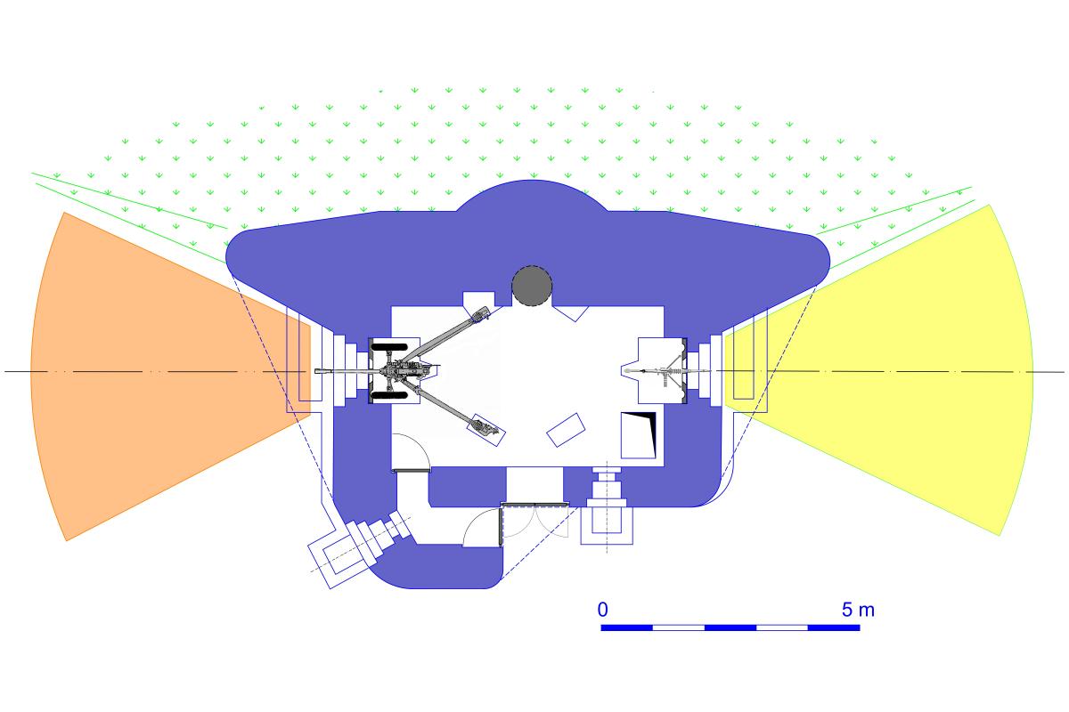 Ligne Maginot - Blockhaus 1° RM type A - Version gauche