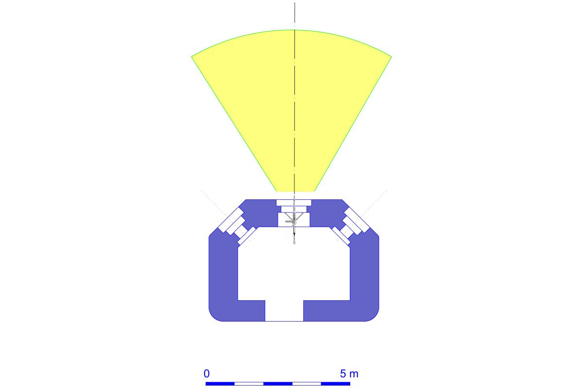 Ligne Maginot - Poste de Tir 1° RM type C - 