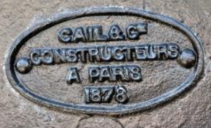 Ligne Maginot - Plaque du constructeur CAil - 
