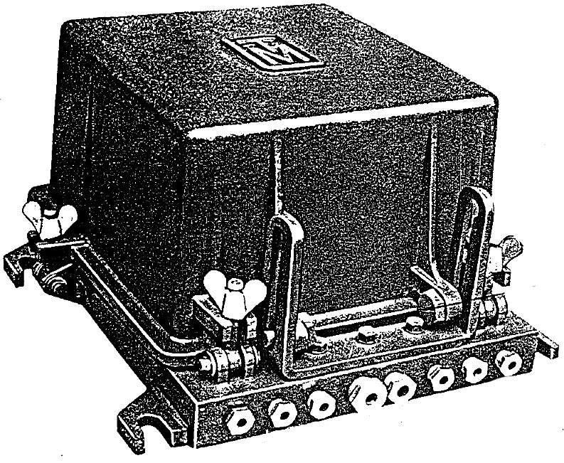 Ligne Maginot - Carter étanche pour central à huit directions fermé - Illustration extraite de l'instruction ad'hoc