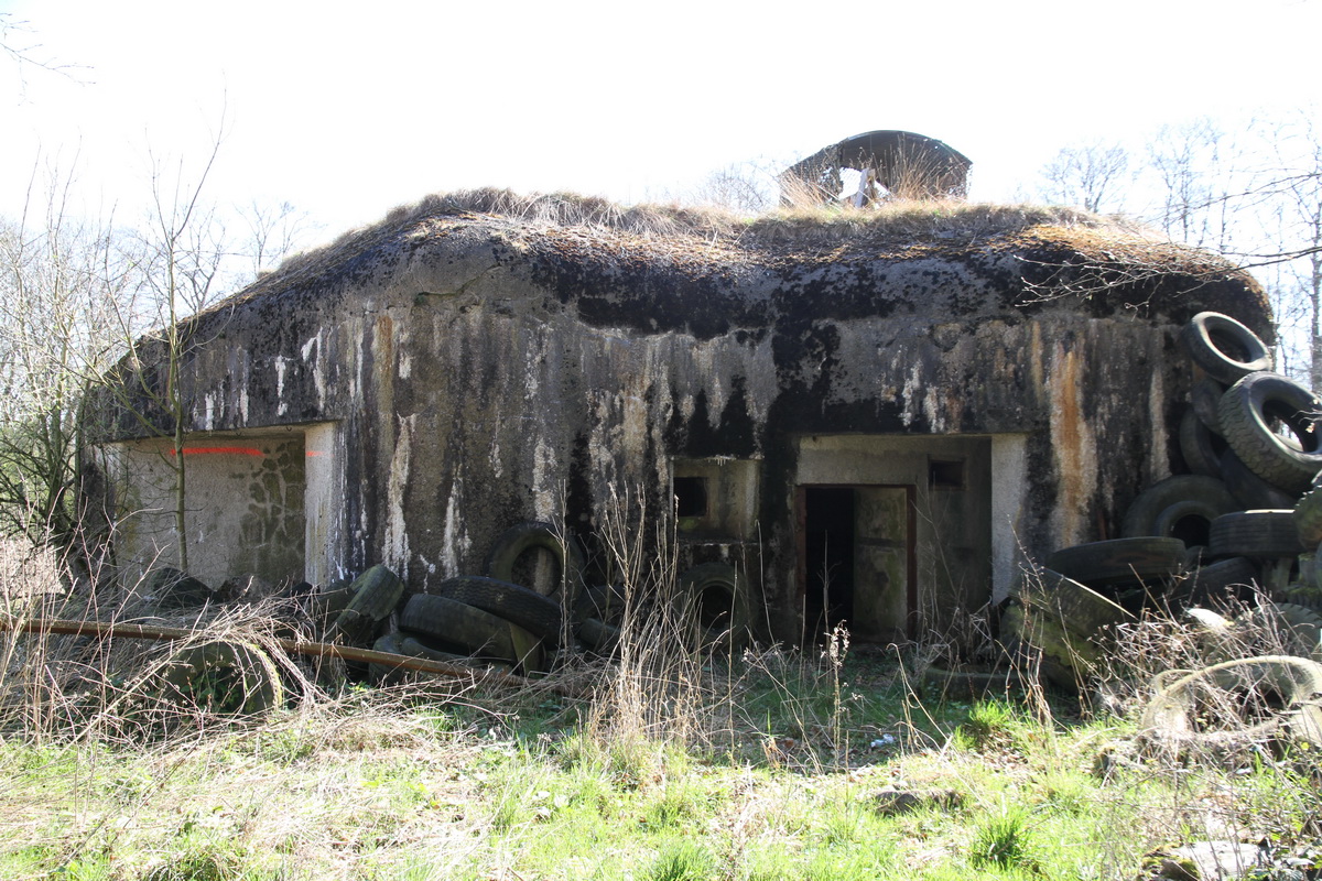 Ligne Maginot - Blockhaus B730 - FERME CLAVON - Façade arrière