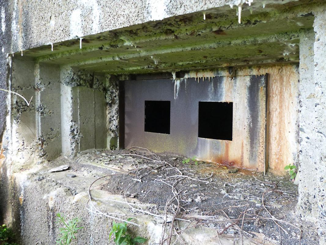 Ligne Maginot - A117 - PASSE D'ANOR - (Casemate d'infanterie - double) - Flanquement Sud