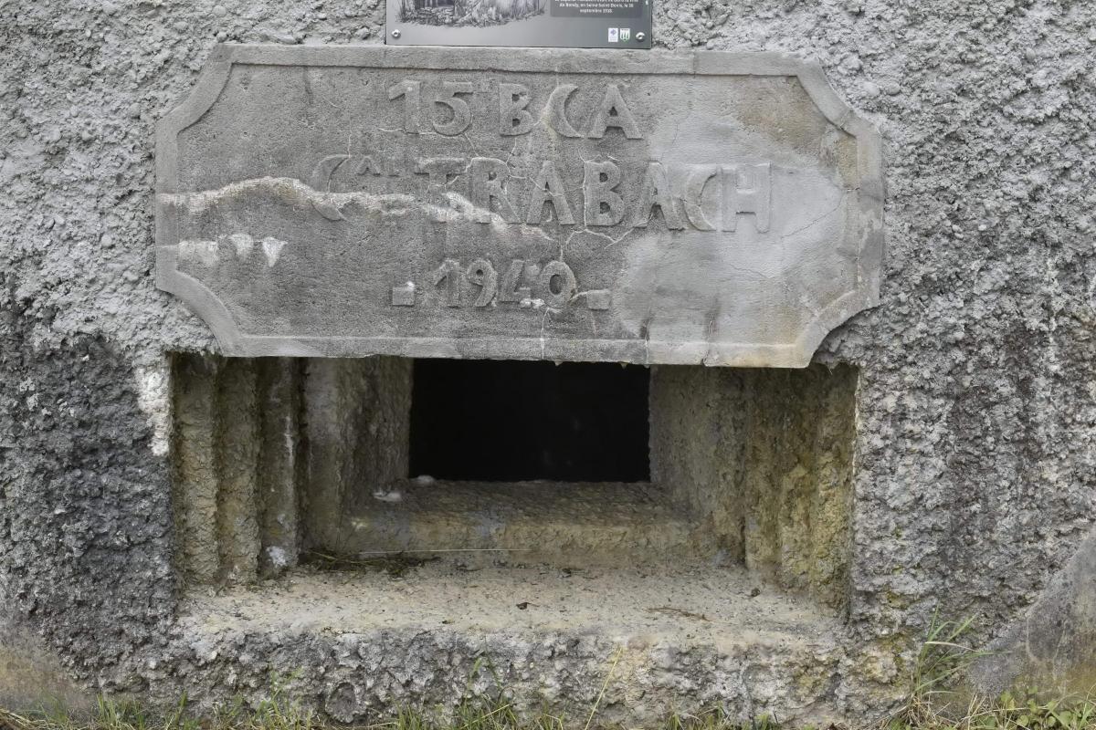 Ligne Maginot - CAPORAL TRABACH - (Blockhaus pour arme infanterie) - Cartouche restauré