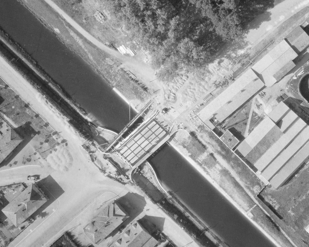 Ligne Maginot - 1T2 - (DMP - Dispositif de Mine Permanent) - Le pont en reconstruction