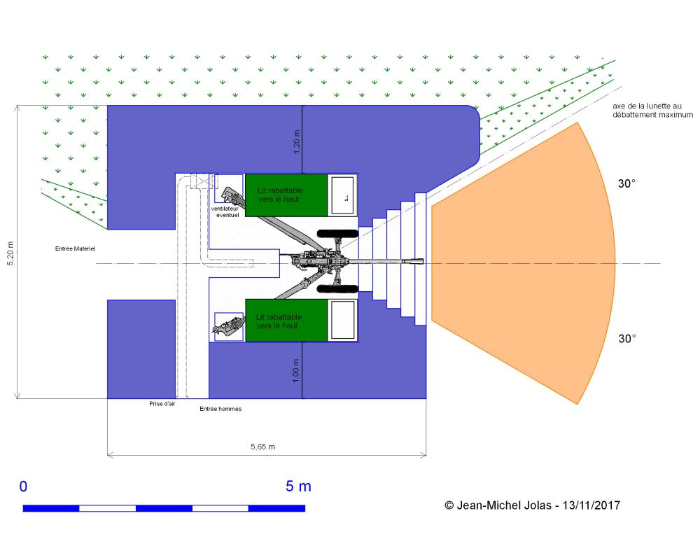 Ligne Maginot - Blockhaus MOM-STG Type 2 - Album n°1 - Version flanquant à droite