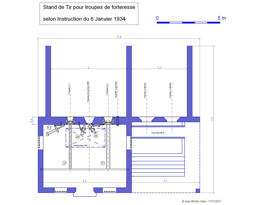 Ligne Maginot - Stand de Tir de forteresse - bâtiment casemate - 