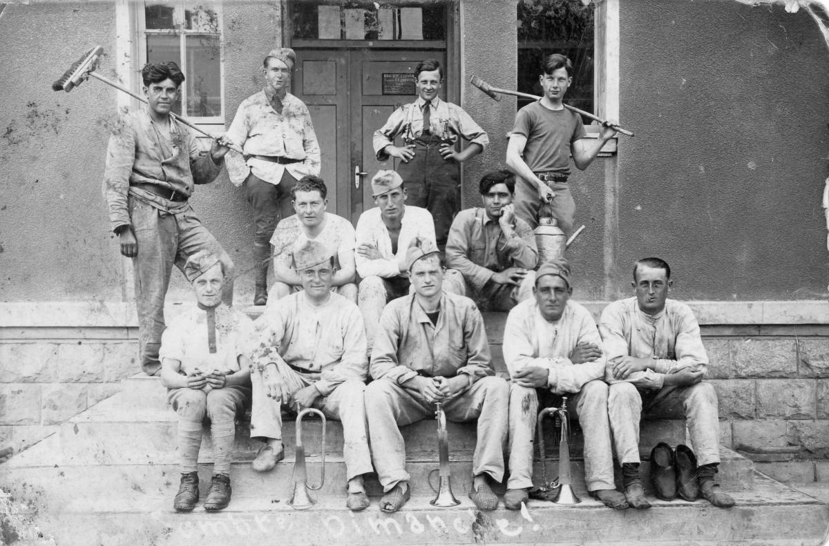 Ligne Maginot - 146° RIF au camp de ZIMMING - Photos prises en 1939, certainement avant mobilisation.