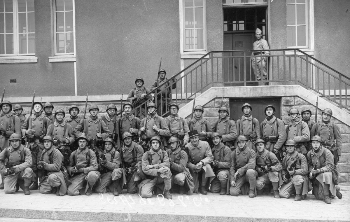 Ligne Maginot - 146° RIF au camp de ZIMMING - Photos prises en 1939, certainement avant mobilisation. 8° Cie du II/146° RIF.