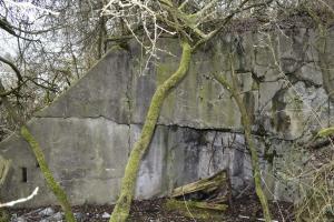 Ligne Maginot - PA NIFFER 1 - (Blockhaus pour canon) - Créneau de tir extérieur.