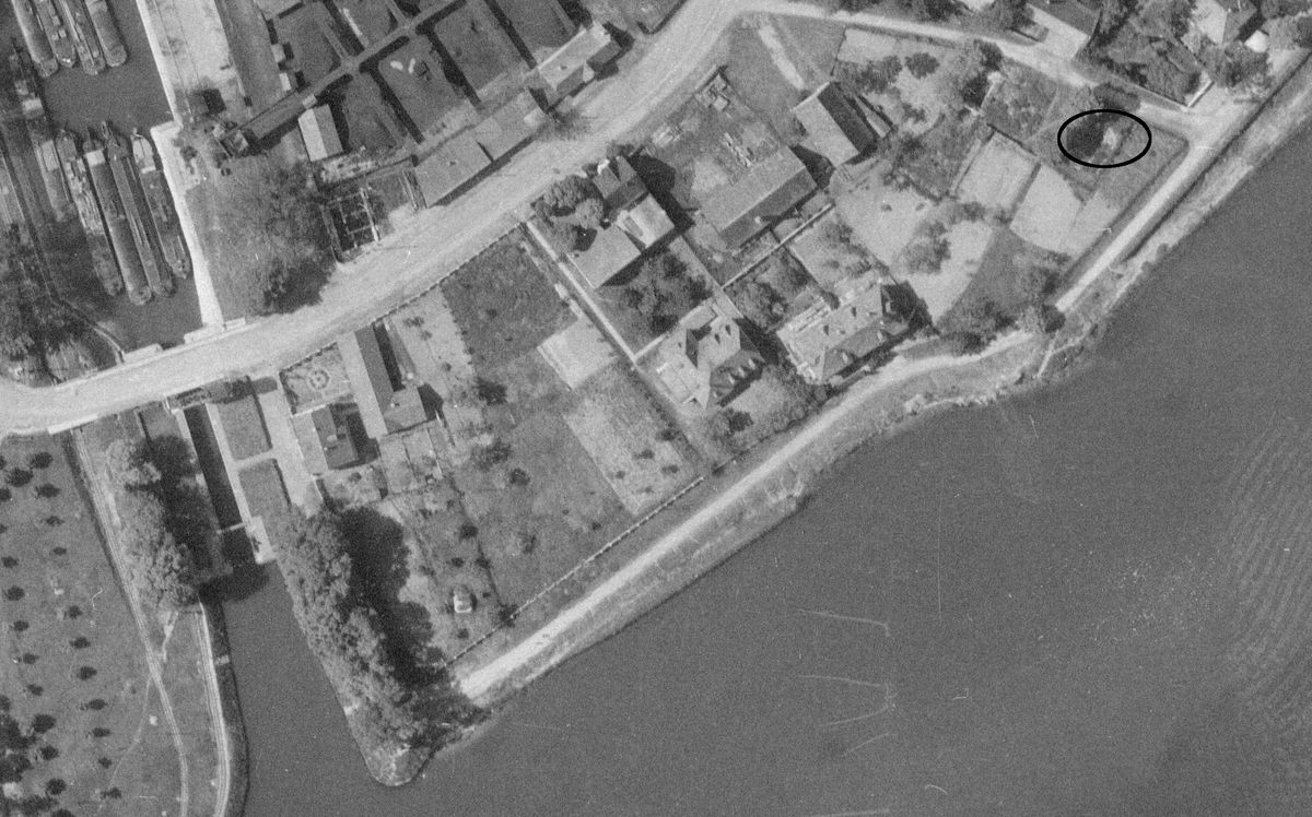 Ligne Maginot - G81 - (Blockhaus pour arme infanterie) - L'emplacement sur la photo correspond à l'emplacement sur la carte.
