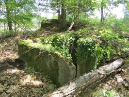 Ligne Maginot - KLOSTERGRABEN 1 - (Blockhaus pour arme infanterie) - L'accès bétonné à l'entrée